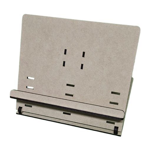 Atril De Mesa Ajustable Mdf Soporte De Lectura Tablet Dibujo 35 x 30 cms
