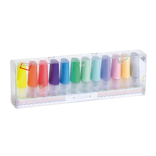 Resaltador Marca Texto X12 Marcadores Punta Biselada Brw